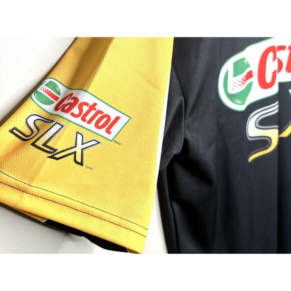 Fast Eddie Racewear Mens Shirt Castrol SLX Cycling Jersey 1/4 Zip Size XL - Picture 3 of 9